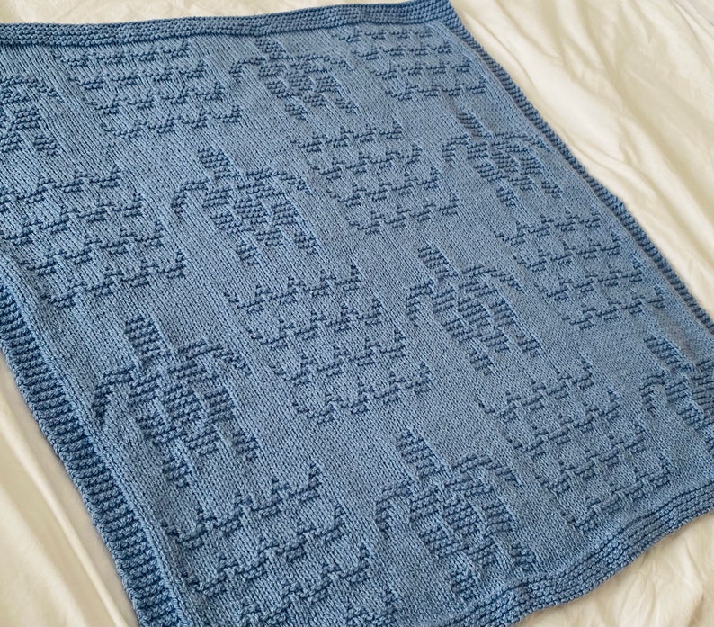 Knitting Pattern, Turtle Blanket - Etsy