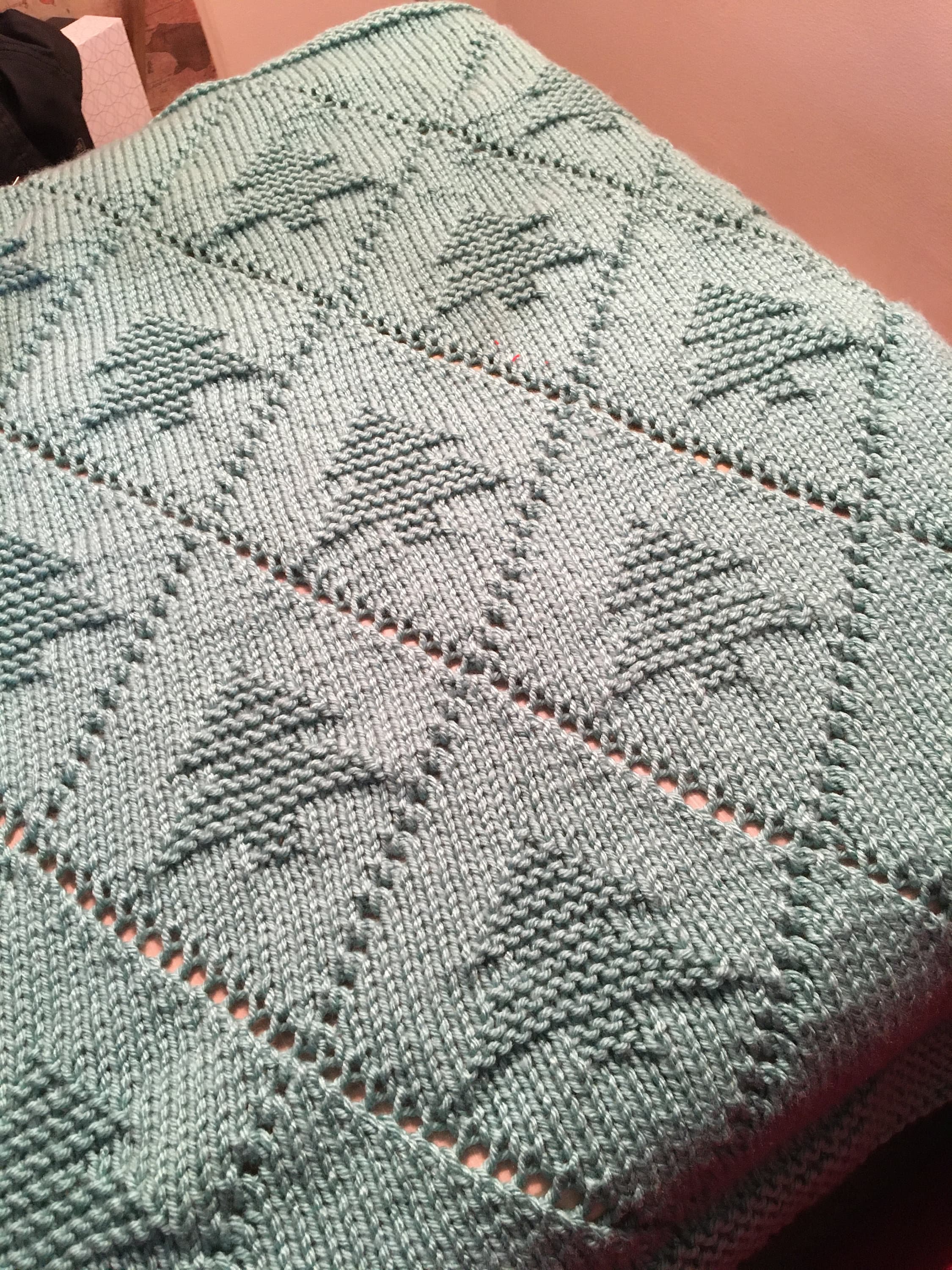 Christmas Tree Blanket Knitting Pattern Baby Blanket PDF Etsy