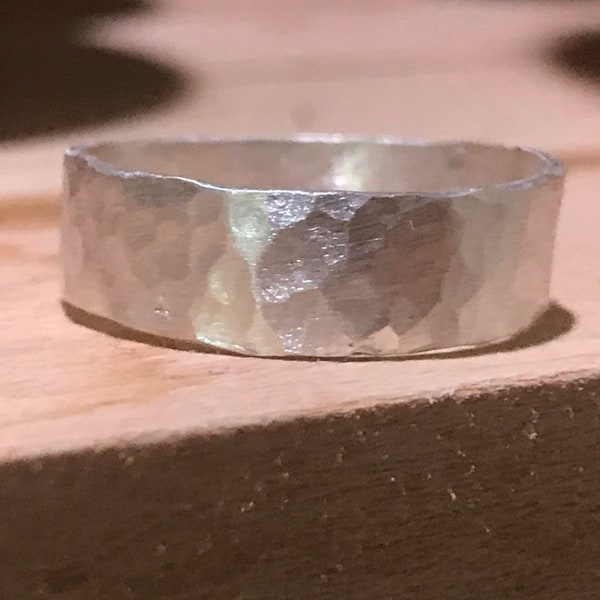 Sterling Silver Textured Ring