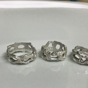 Free Form Rings, Unique Rings, One Of A Kind, Unisex Statement Rings image 3