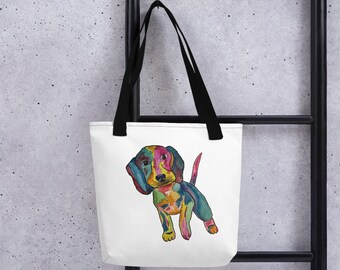 Watercolor Beagle Tote bag