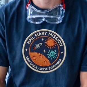 Project Hail Mary Mission Patch Shirt, Sci-Fi Book Lover Comfort Colors Tee