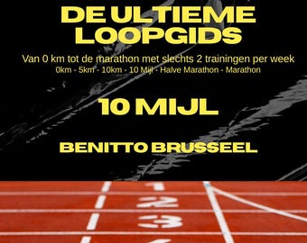 Hardloopschema 10 mijl (16km) PDF | Van 10 km naar 10 mijl | 2x per week | Beginner tot Gevorderd