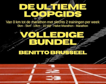 Running Schedule PDF | From 5 km to Marathon | 2x per week | Beginner to Advanced