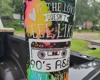 One Custom Power Wash Tumbler The 80s