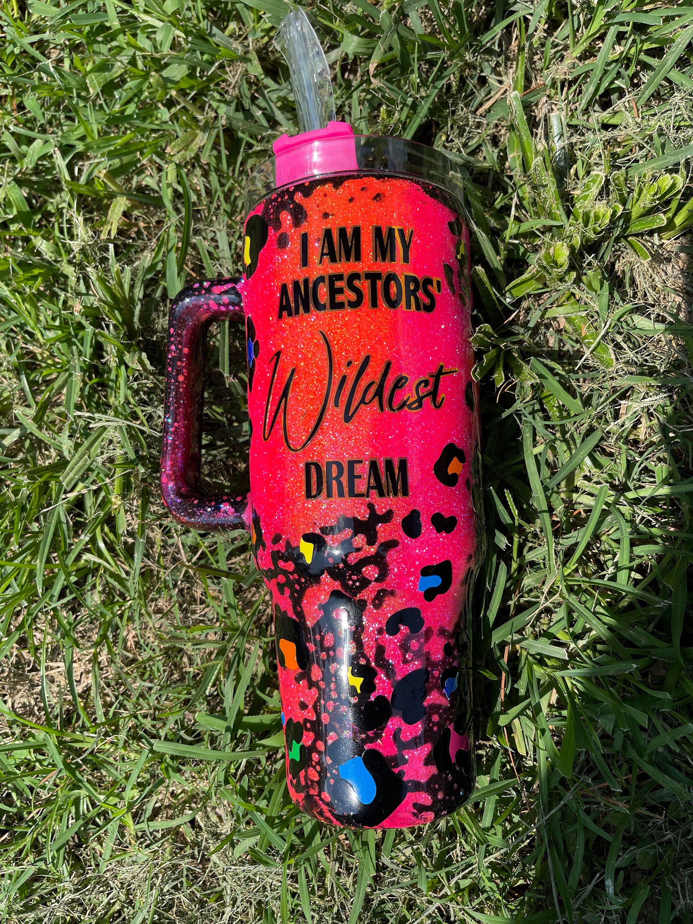 Ancestors Wildest Dreams T-Shirt Afro Ombre Purple Teal Ancestors Wildest Dreams T-Shirt Afro Ombre Purple Teal