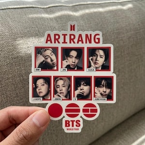 Bts Arirang World Tour Magnet - Etsy