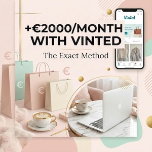 2000 EUR Month with VINTED: The exact method Instant Delivery Vinted Course tutorial guide coaching
