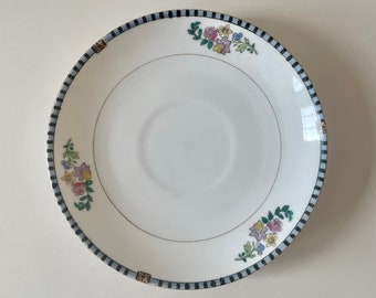 Adorable pequeño antiguo vintage porcelana China cerámica condimento plato anillo plato hecho en Japón