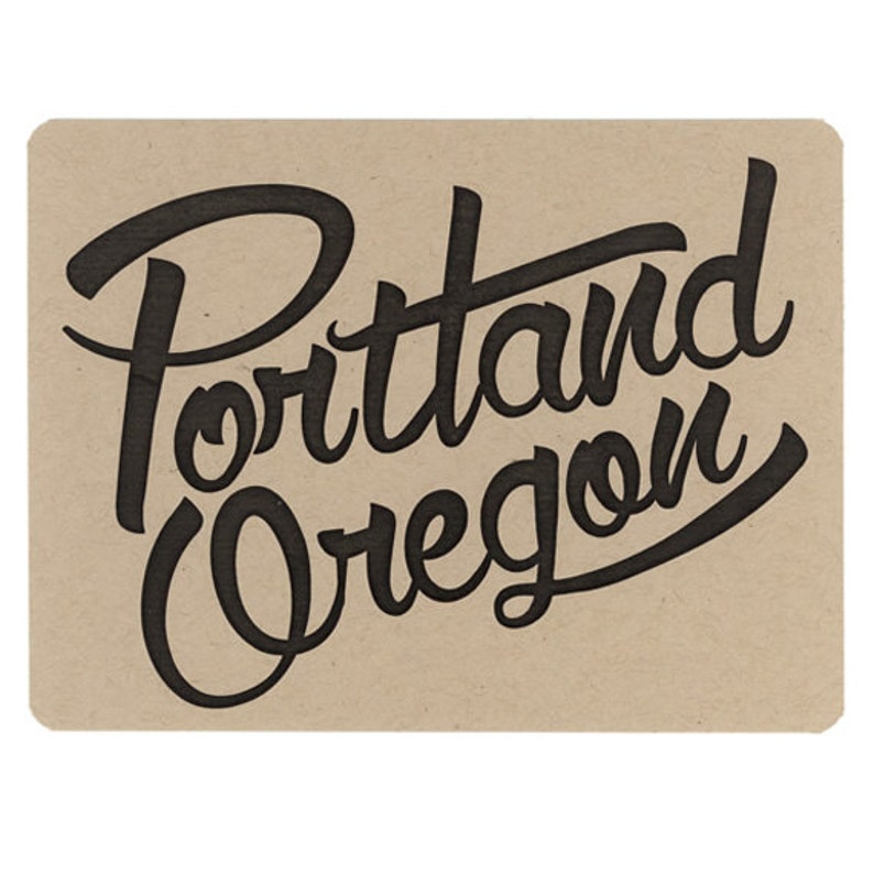 5 Postcards, Portland, Vintage PDX, Lettering, Souvenir image 2