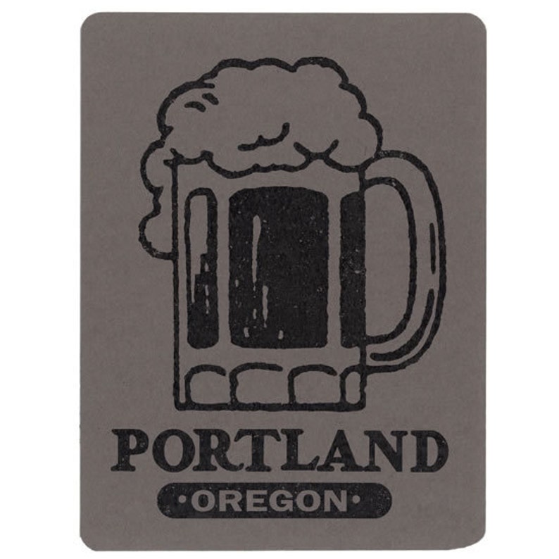 Portland Cards, PDX, Old Fonts, Beer Ads, Man Gifts image 4