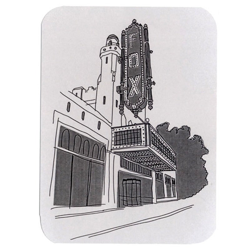 ATL Cards: Illustrations of Iconic Atlanta Buildings, Tourist, Georgia image 2