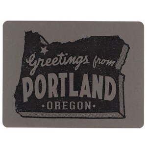 Portland Cards, PDX, Old Fonts, Beer Ads, Man Gifts image 3