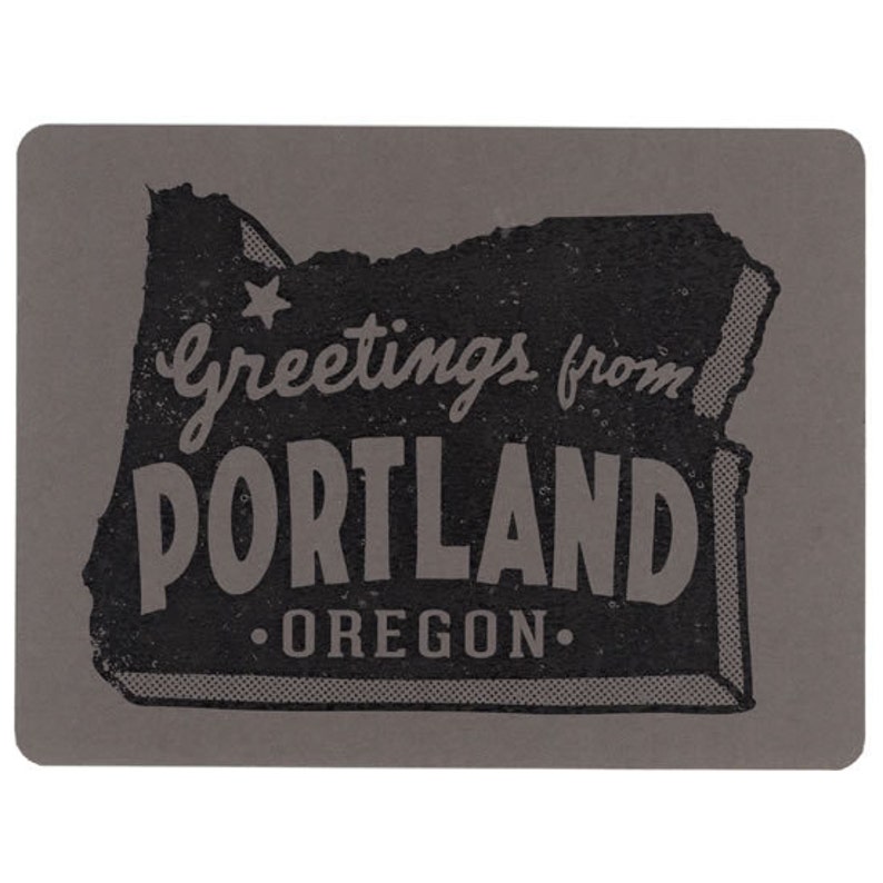 Portland Cards, PDX, Old Fonts, Beer Ads, Man Gifts image 3