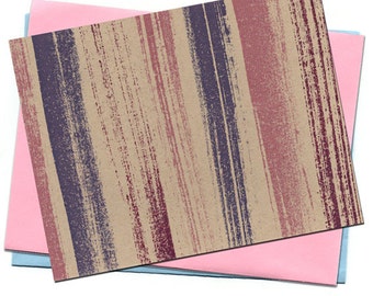 Zestaw kartek z nadrukiem i wzorem