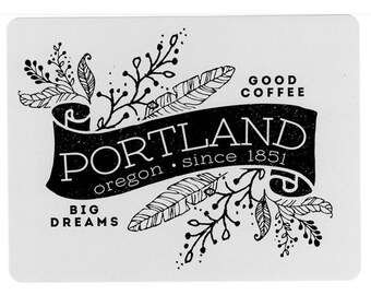 5 Portland Postcards, Vintage, Gift, Holiday, Postcard