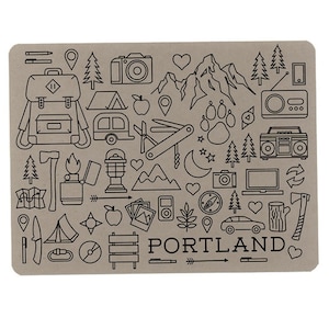 5 Postcards, Portland, Vintage PDX, Lettering, Souvenir image 1