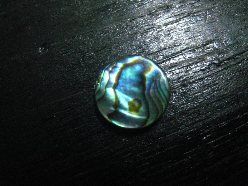 Abalone Handmade Ring in sterling silverring size 5 to 11 image 5