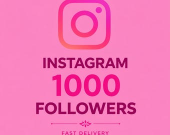 Más de 1000 seguidores en Instagram / Servicio de crecimiento rápido, promoción en redes sociales
