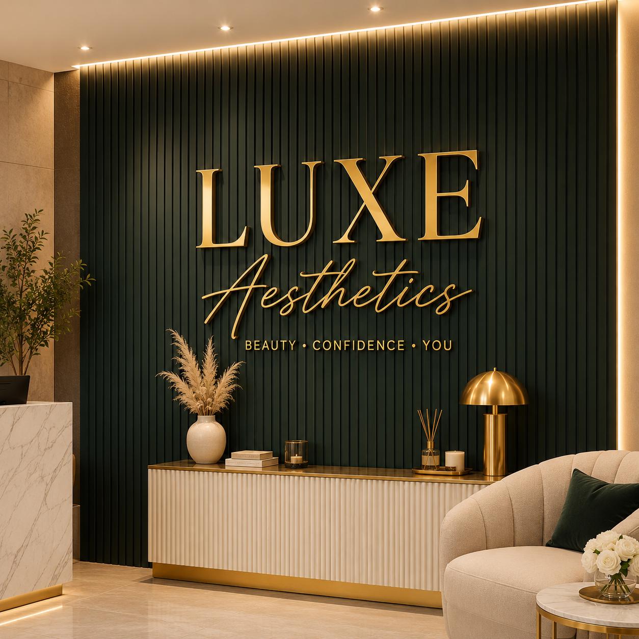 Custom Acrylic Sign for Wall, 3D Laser Cut Acrylic Logo Sign, Custom Business Logo Signs for Salon, Beauty Studio, Office