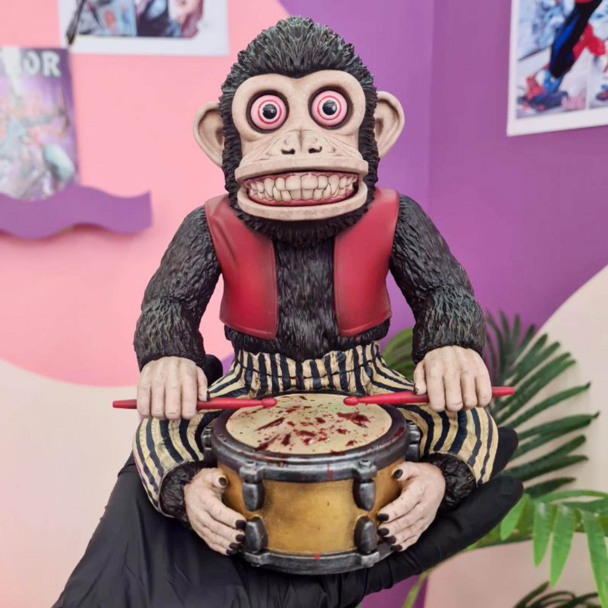 Drumming monkey toy - Etsy 日本