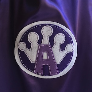 Personalized Purple Princess Cape