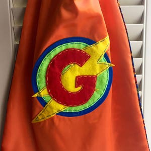 Orange Superhero Cape/Custom