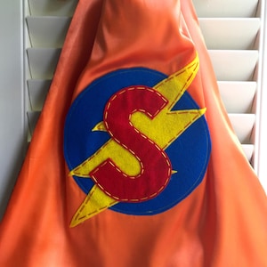 Orange Superhero Cape/Custom