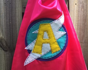 Personalized Pink Superhero Cape
