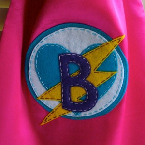 Personalized Pink Superhero Cape