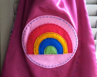 Rainbow Superhero Cape