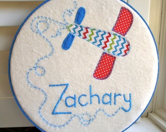 Nursey Embroidery Hoop Art