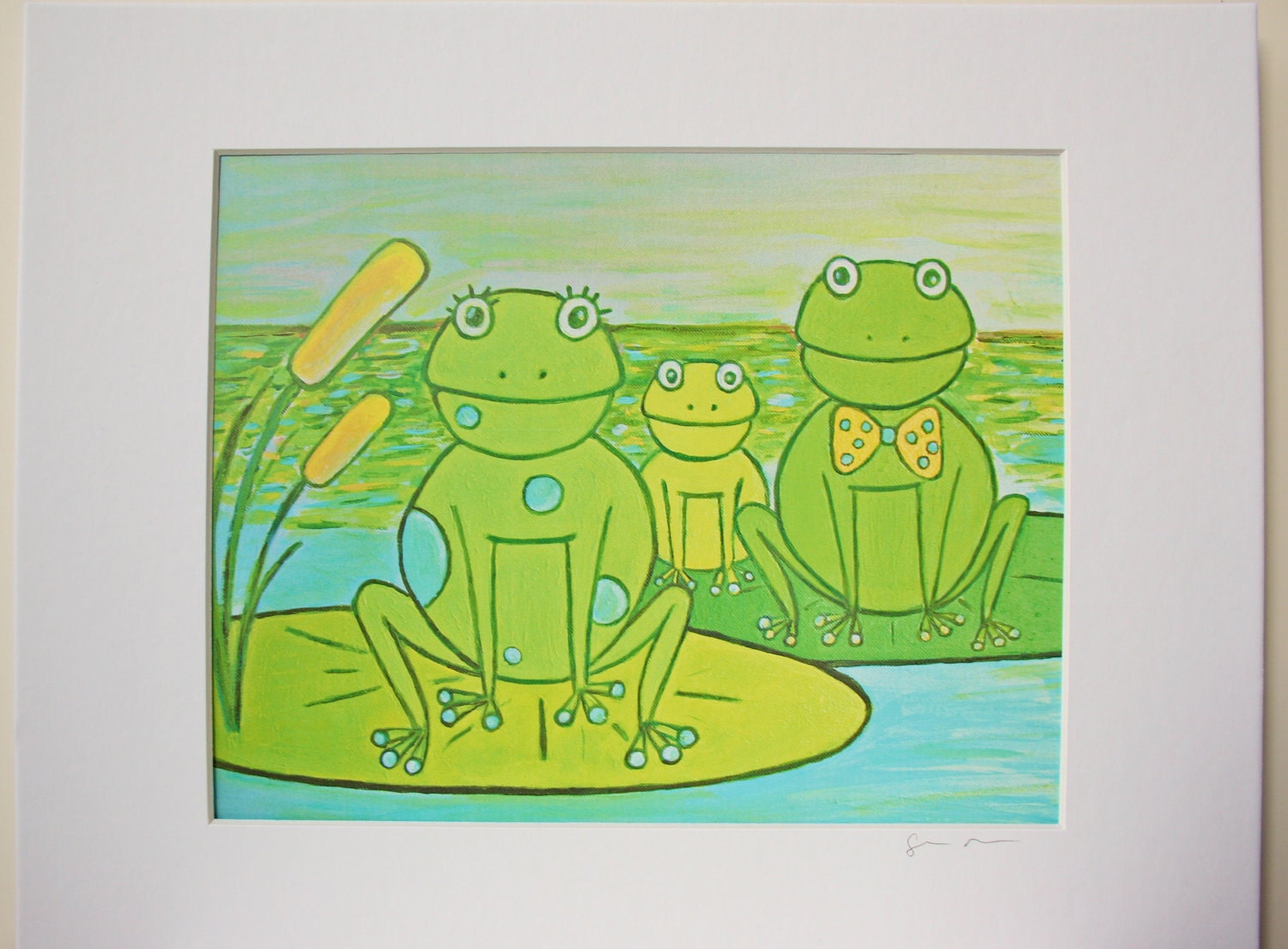 Frog Family Nursery Print - Etsy