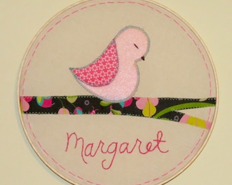 Nursey Embroidery Hoop Art