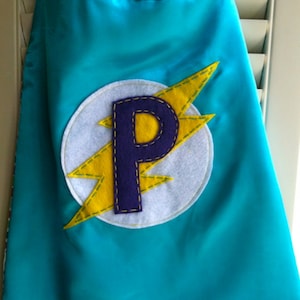 Personalized Turquoise Superhero Cape