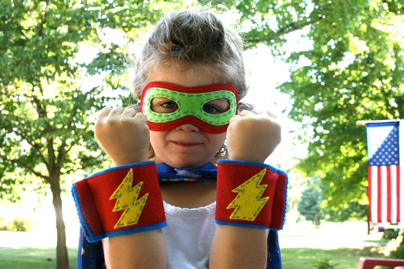 Superhero Mask and Cuffs