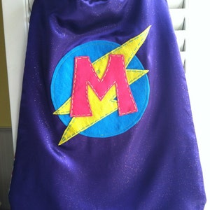Personalized Purple Superhero Cape