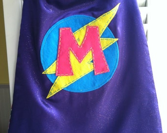 Personalized Purple Superhero Cape