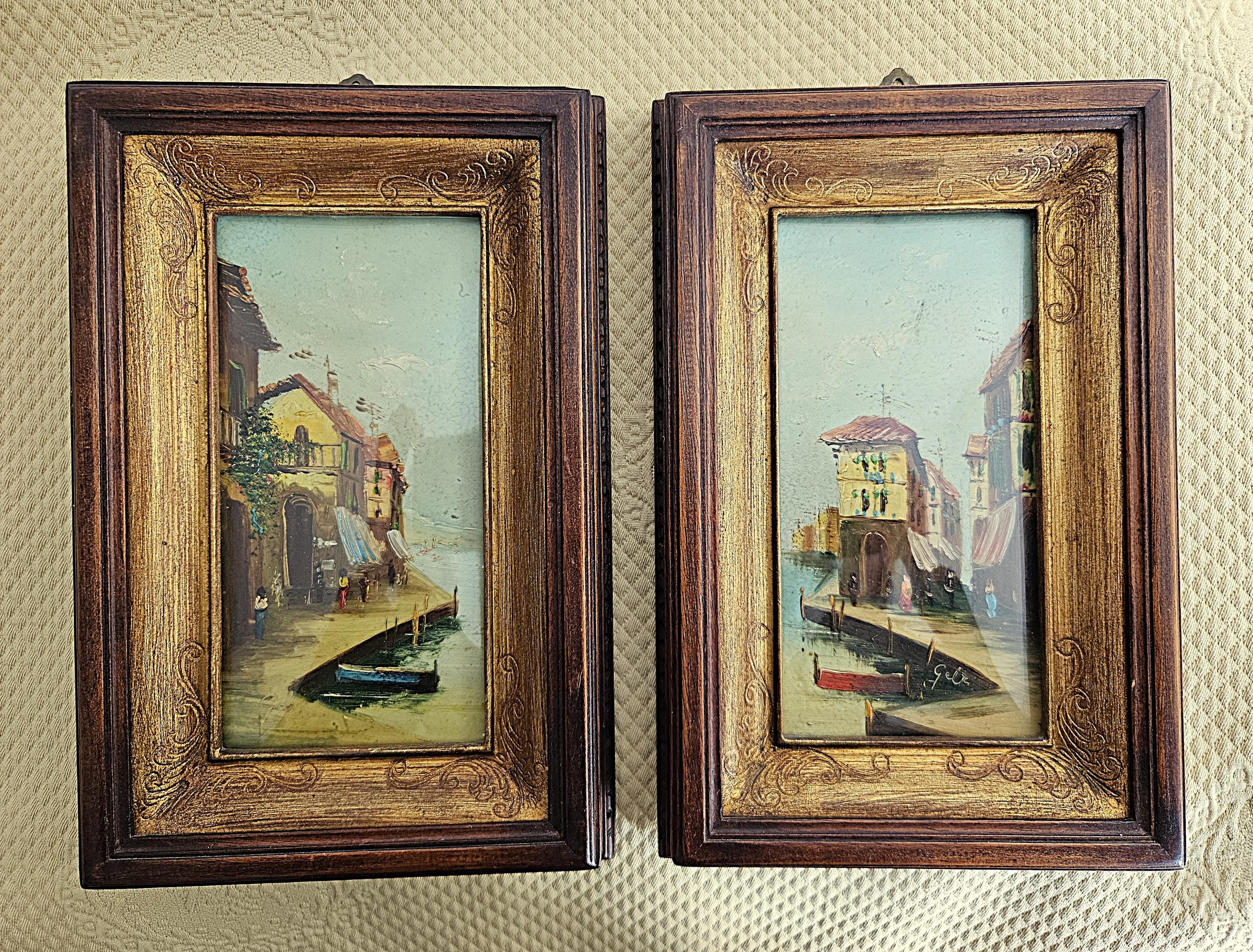 French brocante oil paintings - Etsy 日本