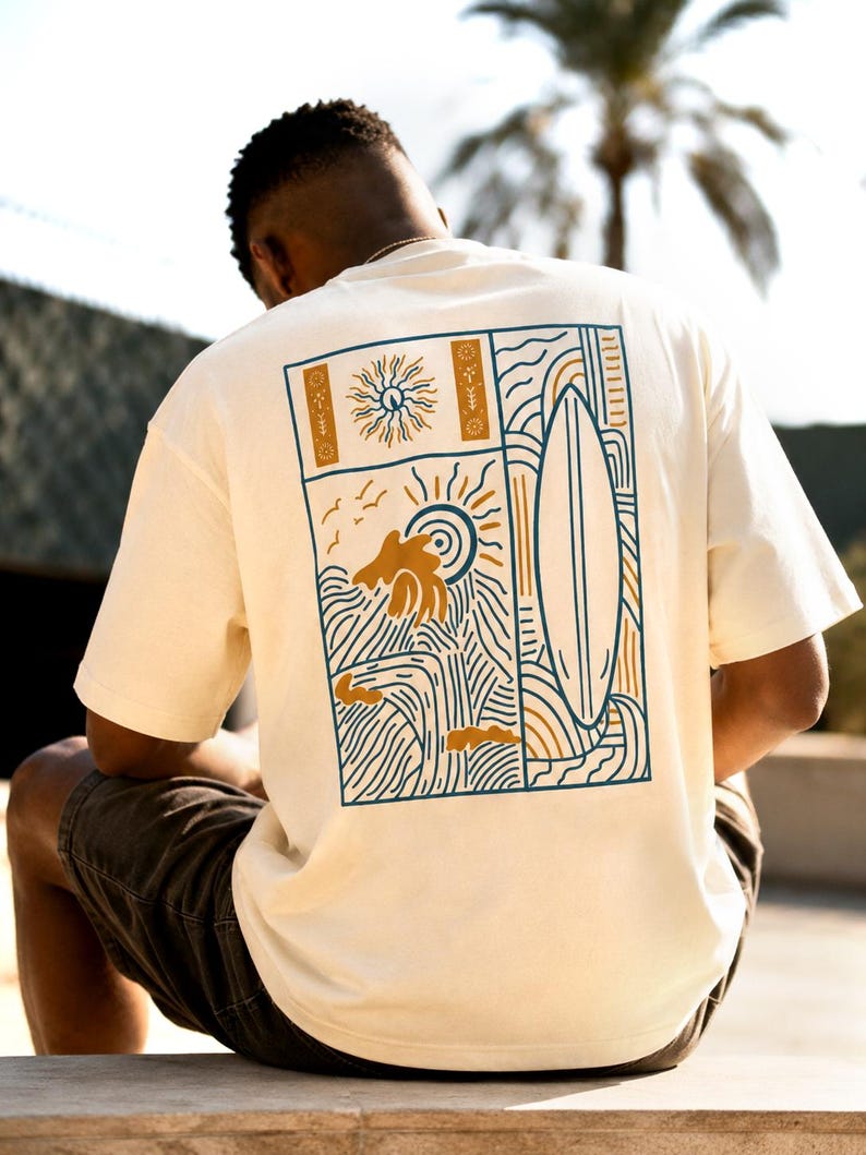 Camiseta Life Is Good / Tipografía minimalista de sol, top informal de verano imagen 3