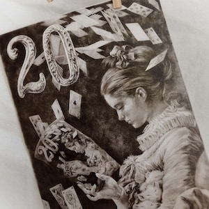 Postal de grande formato de uma obra de Martinefa "2020" - 14,6 x 20,9 cm