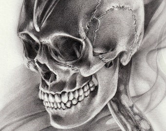 Martinefa's original drawing - "SNAKULLS" - Horror collector - Curiosities