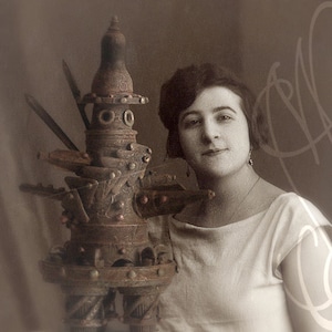 Steampunk Frame with a strange photography by martinefa -  &quot;Bada&quot;