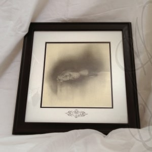 Martinefa's original drawing, presented in a custom frame SERPENT Snake image 6