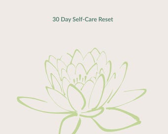 30 Day Self-Care Reset Planner