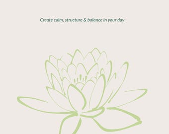 Morning Evening Routine Planner