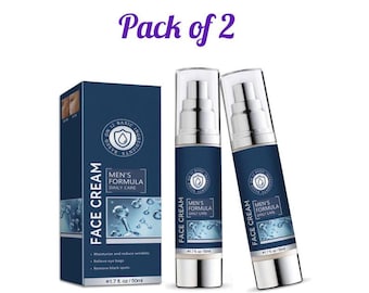 Pack of Two, Particle Men's Face Cream, Anti Aging,Daily Skincare, Anti Wrinkle