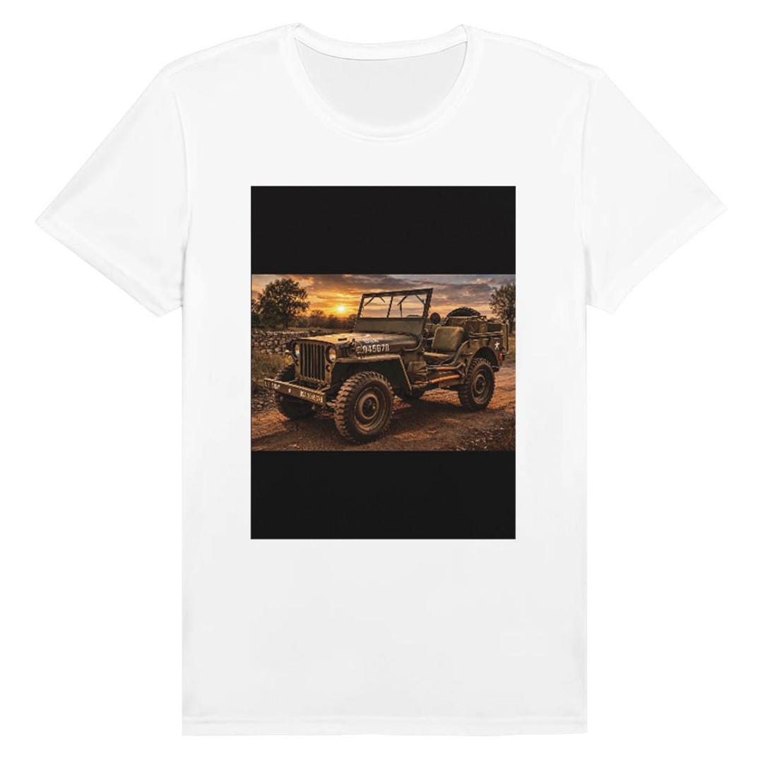 Quality T Shirt Depicting US Military Jeep From WW2 - Etsy
