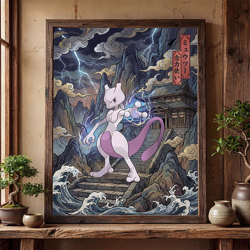Mewtwo Poster - Etsy