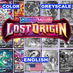 Sword & Shield: Lost Origin Printable Master and Complete Set Binder Placeholders + Checklist (Digital Download)